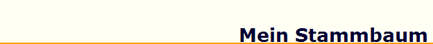 Mein Stammbaum