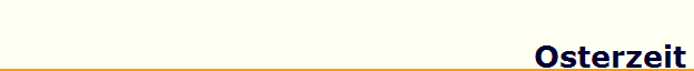 Osterzeit