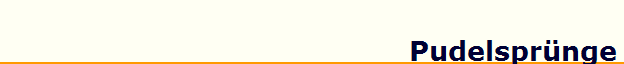 Pudelsprnge